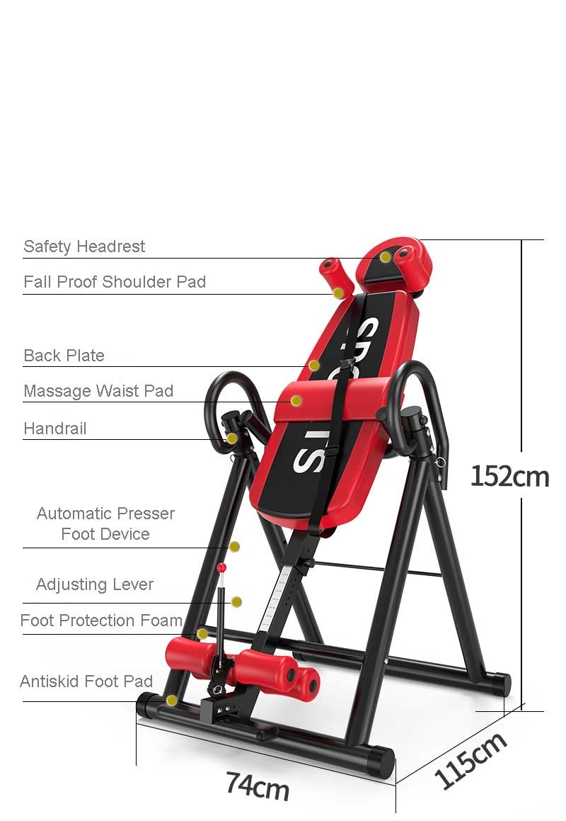 Inversion Table Fold - Attrezzatura Pieghevole per Palestra Domestica in