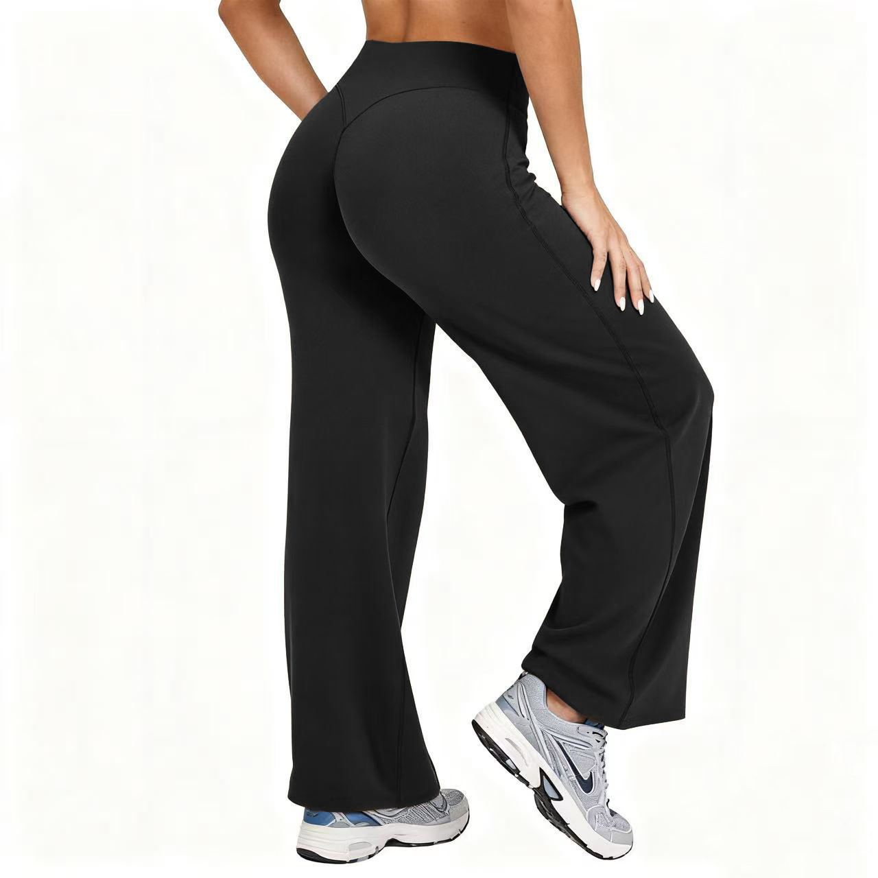 Pilates & Yoga Training Center - Pantaloni Yoga a Gamba Larga per