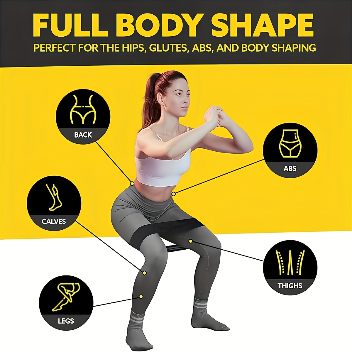 Set di 3 Fasce Elastiche di Re - Pilates Yoga Home Workout recensione e prezzo