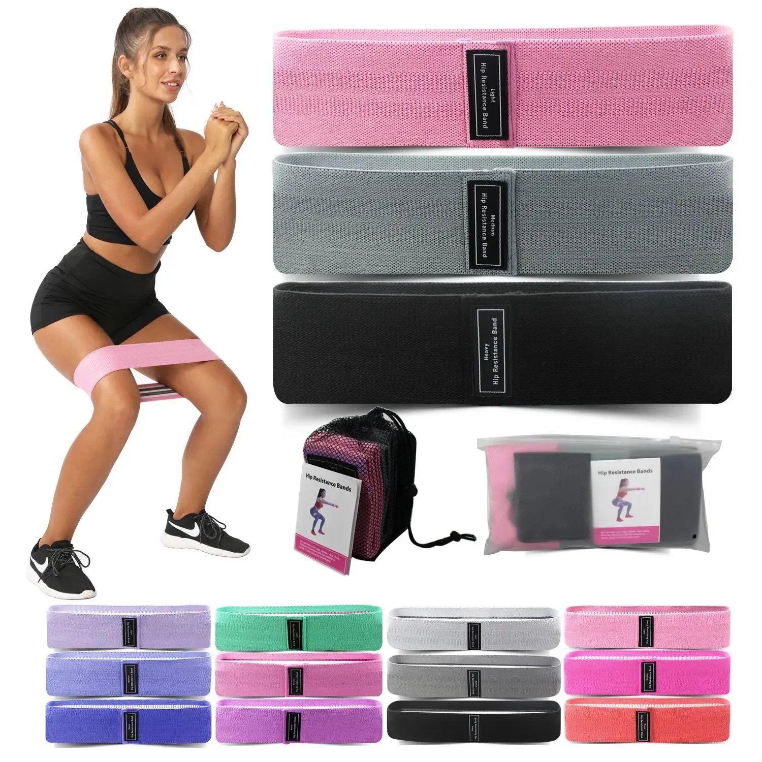 1/2/3PCS Fasce Elastiche Fasce - Pilates Yoga Home Workout recensione e prezzo