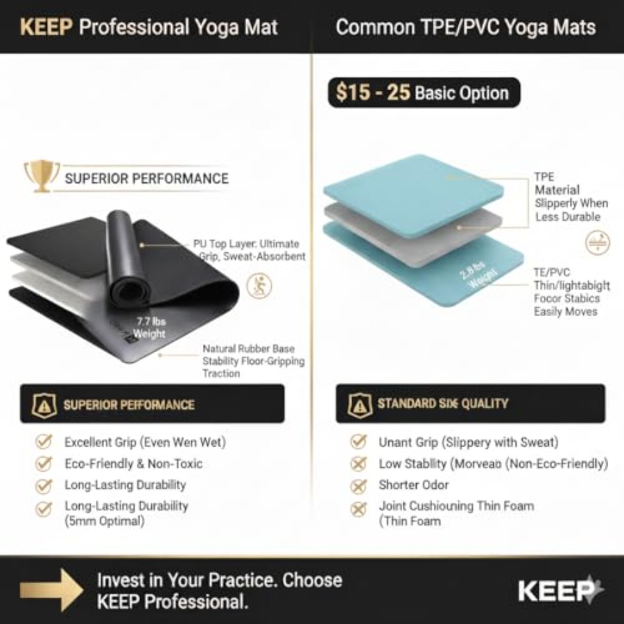 Tappetino Yoga in Gomma per Ho - Pilates Yoga Hiit recensione e prezzo